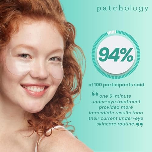 Patchology Rejuvenating Under Eye Gels - Hydrating Eye Mask with Caffeine, Hydrolyzed Collagen & Centella Asiatica - Under Eye Patches for Dark Circles, Minimize Puffiness & Wrinkle Reducer - 30 Pairs Avelisse