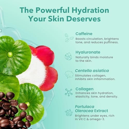 Patchology Rejuvenating Under Eye Gels - Hydrating Eye Mask with Caffeine, Hydrolyzed Collagen & Centella Asiatica - Under Eye Patches for Dark Circles, Minimize Puffiness & Wrinkle Reducer - 30 Pairs Avelisse
