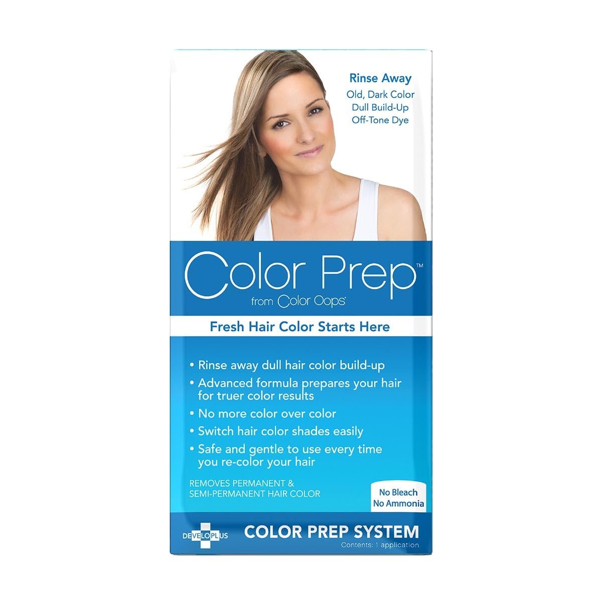 Color Oops Color Prep - 1 Application Hair Dye Remover, Removes Dull Color & Buildup, Bleach & Ammonia Free Avelisse
