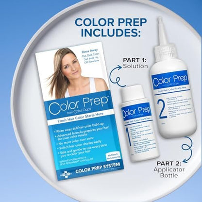 Color Oops Color Prep - 1 Application Hair Dye Remover, Removes Dull Color & Buildup, Bleach & Ammonia Free Avelisse