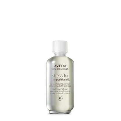 Aveda Stress-Fix Composition Oil - Calming Bath, Body & Scalp Oil with Lavender, Lavandin & Clary Sage - 1.7 Fl Oz Avelisse