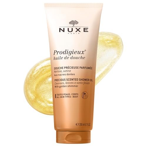Nuxe Prodigieux Vegan Body Wash – Moisturizing Scented Cleanser with Sweet Almond Oil, Made in France, 6.7 Fl Oz Avelisse