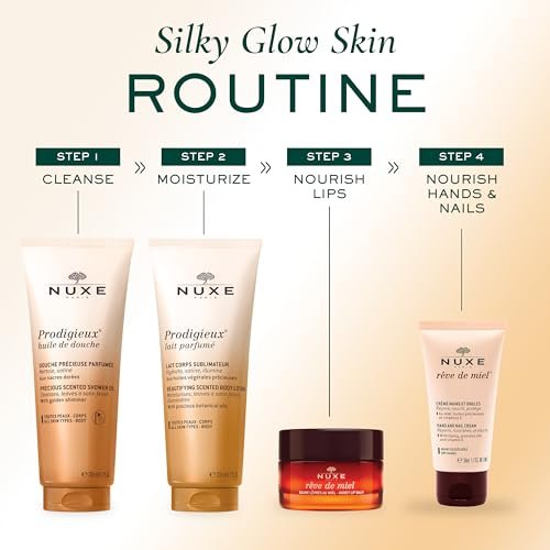 Nuxe Prodigieux Vegan Body Wash – Moisturizing Scented Cleanser with Sweet Almond Oil, Made in France, 6.7 Fl Oz Avelisse