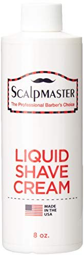 Scalpmaster Liquid Shave Cream - 8 oz for Sensitive Skin with Lanolin - görsel 1