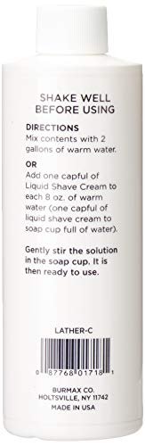 Scalpmaster Liquid Shave Cream - 8 oz for Sensitive Skin with Lanolin - görsel 3