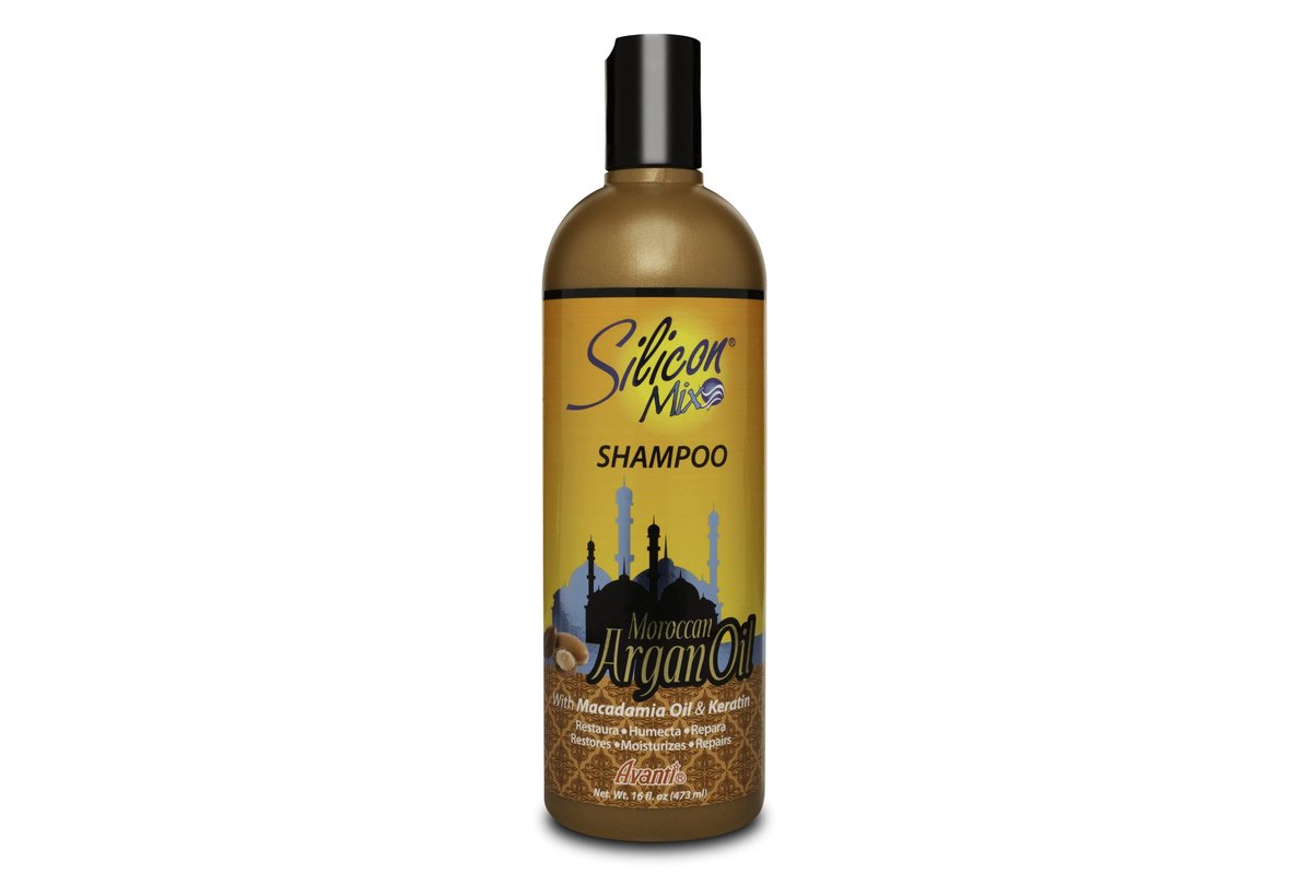Silicon Mix Argan Oil Hair Shampoo, 16 Ounce - Nourishing & Hydrating Avelisse
