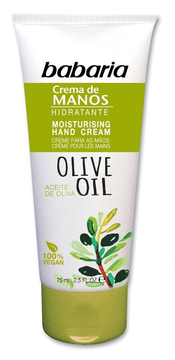 Babaria Olive Oil Hand Cream – Nourishing & Moisturizing 75g - görsel 1