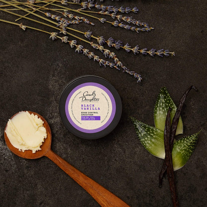 Carol's Daughter Black Vanilla Edge Control for Natural Hair, Clear Edge Smoother, 2 oz