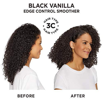 Carol's Daughter Black Vanilla Edge Control for Natural Hair, Clear Edge Smoother, 2 oz