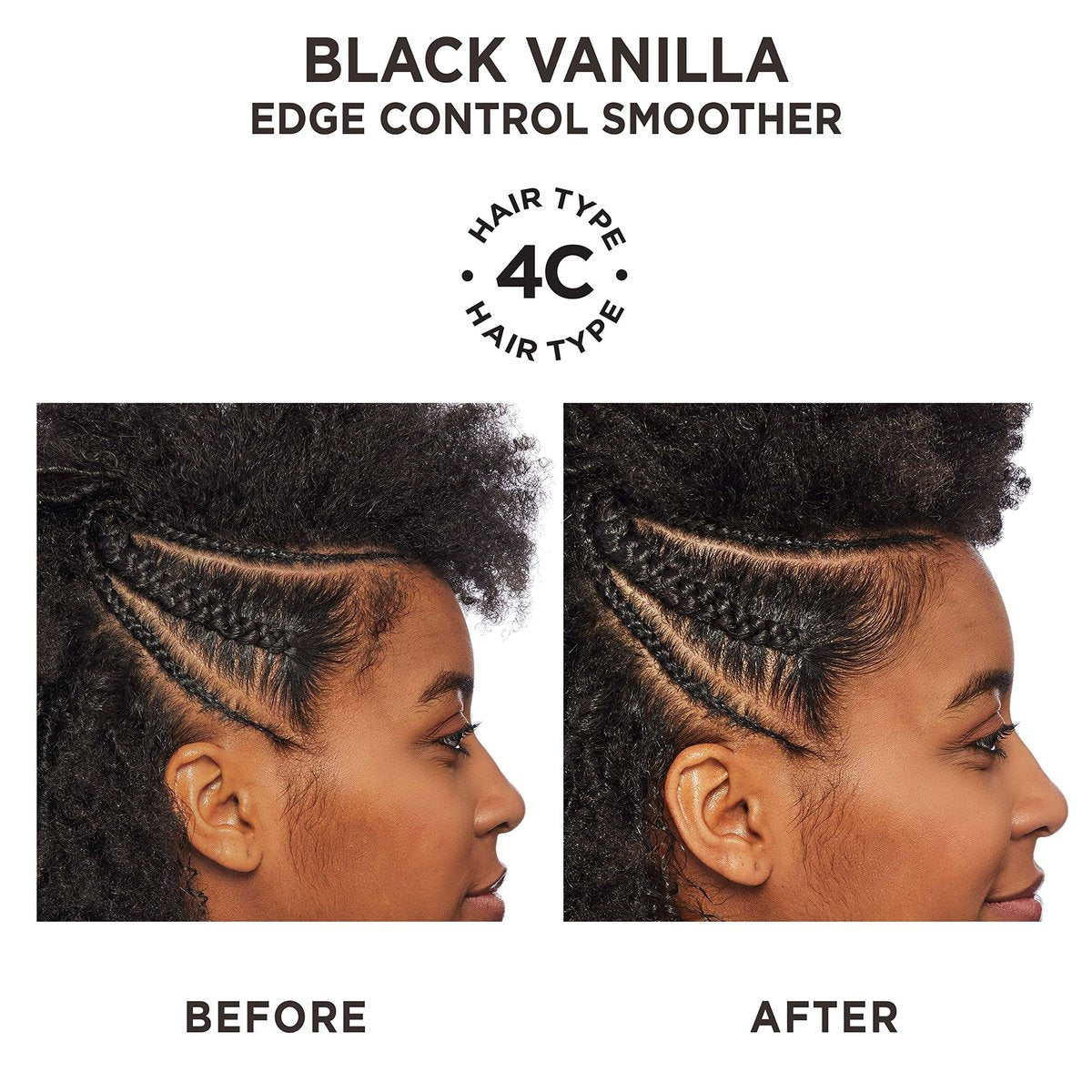 Carol's Daughter Black Vanilla Edge Control for Natural Hair, Clear Edge Smoother, 2 oz - görsel 7