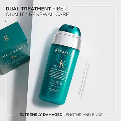 Kérastase Resistance Serum Therapiste - Repairing Hair Serum for Very Damaged Hair, Intense Hydration & Heat Protection Up to 450°F Avelisse