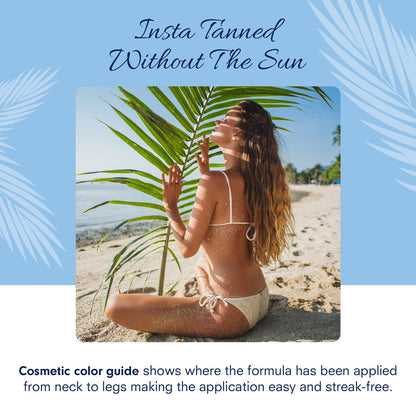 Toma's Total Tan Liquid Spray Instant Sunless Tanner - Natural Golden Bronze, Streak-Free, Paraben-Free - 6 oz Avelisse