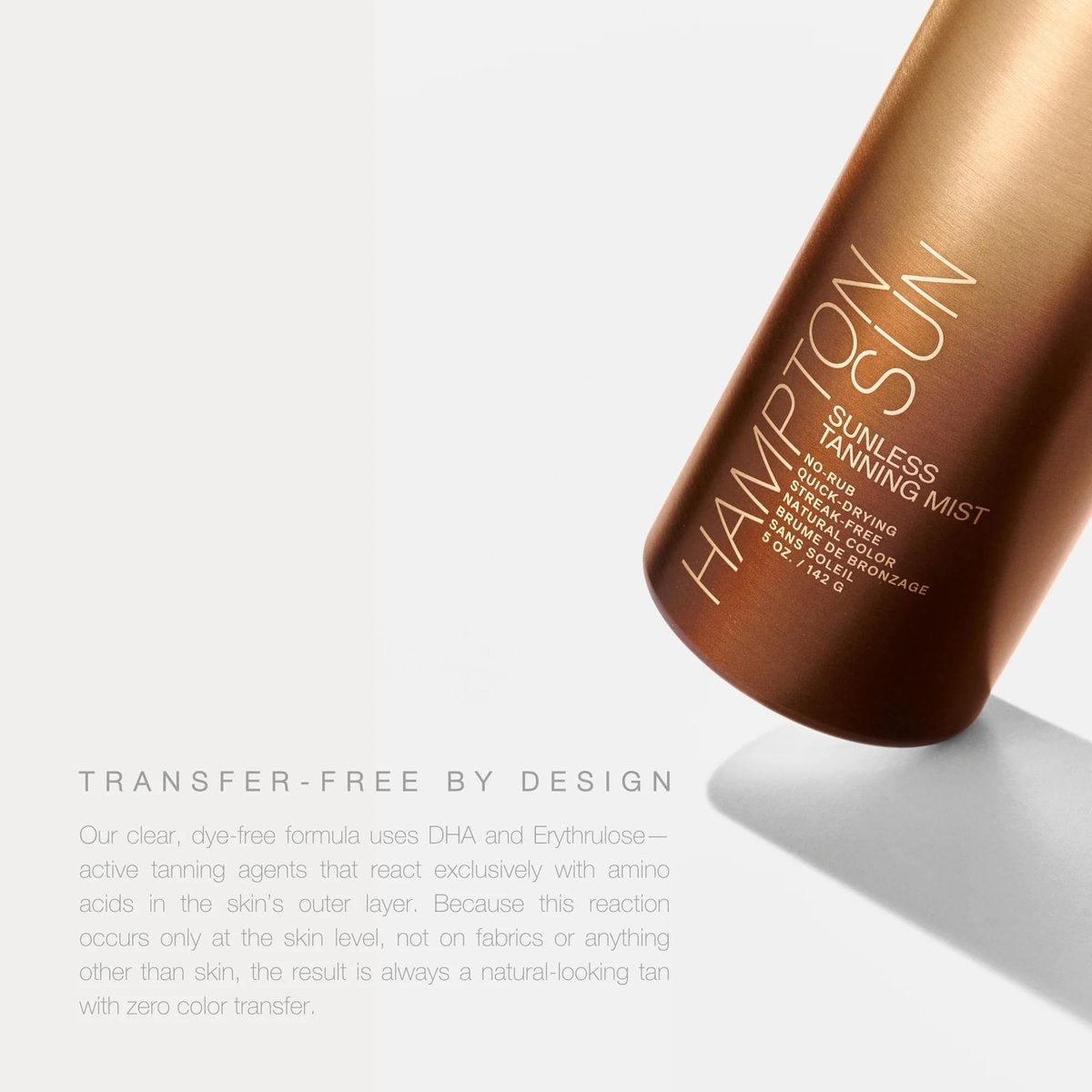 Hampton Sun Sunless Tanning Mist - No-Rub, Mess-Free Self Tanner for Face & Body - Quick-Dry, Streak-Free, Natural Color - All Skin Types - 5 oz Avelisse