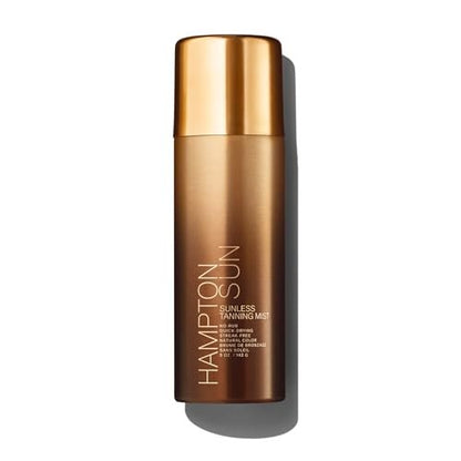 Hampton Sun Sunless Tanning Mist - No-Rub, Mess-Free Self Tanner for Face & Body - Quick-Dry, Streak-Free, Natural Color - All Skin Types - 5 oz Avelisse