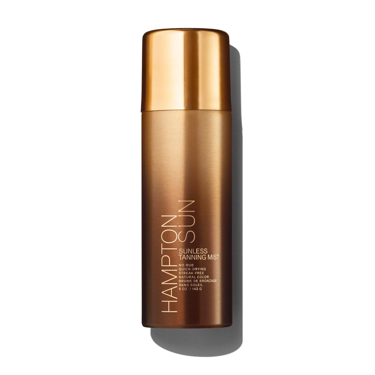 Hampton Sun Sunless Tanning Mist - No-Rub, Mess-Free Self Tanner for Face & Body - Quick-Dry, Streak-Free, Natural Color - All Skin Types - 5 oz Avelisse