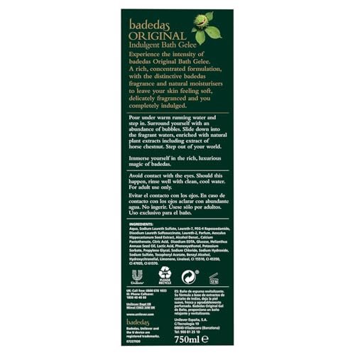 Badedas Original Bath Gelee 750ml - Classic Revitalizing Body Wash Avelisse