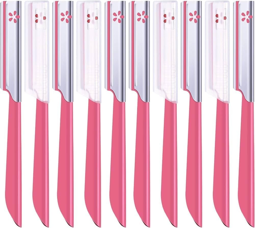 Kai Japanese Disposable Razor for Women – Face & Eyebrow Shaving – 10 Count, Stainless Steel - görsel 3