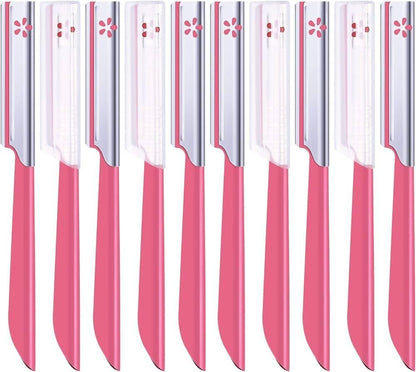 Kai Japanese Disposable Razor for Women – Face & Eyebrow Shaving – 10 Count, Stainless Steel