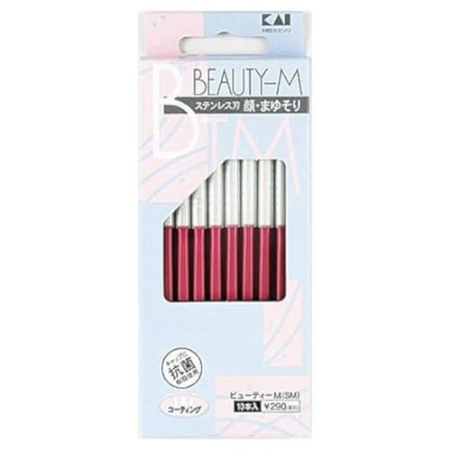 Kai Japanese Disposable Razor for Women – Face & Eyebrow Shaving – 10 Count, Stainless Steel - görsel 2