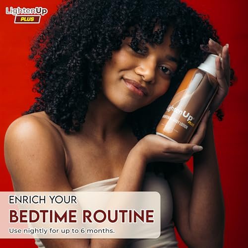 Lighten-Up Skin Brightening Lotion - 13.5 Fl oz (400ml) - Moisturizing Body Lotion with Jamaican Castor Oil & Shea Butter Avelisse