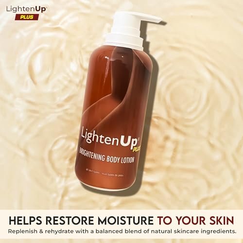 Lighten-Up Skin Brightening Lotion - 13.5 Fl oz (400ml) - Moisturizing Body Lotion with Jamaican Castor Oil & Shea Butter Avelisse