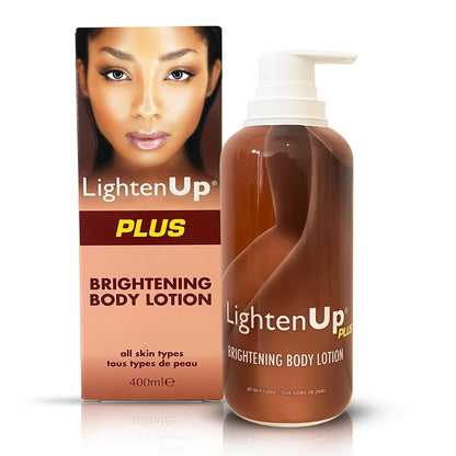Lighten-Up Skin Brightening Lotion - 13.5 Fl oz (400ml) - Moisturizing Body Lotion with Jamaican Castor Oil & Shea Butter Avelisse