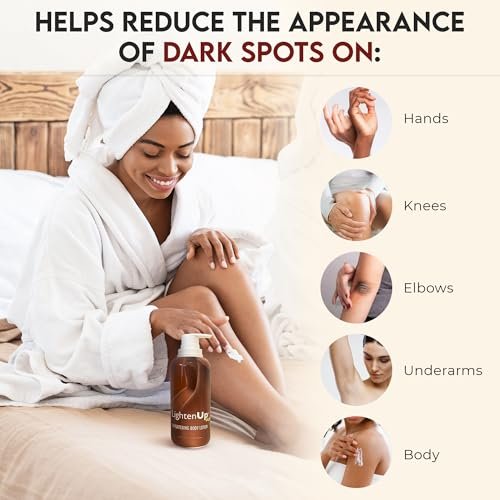 Lighten-Up Skin Brightening Lotion - 13.5 Fl oz (400ml) - Moisturizing Body Lotion with Jamaican Castor Oil & Shea Butter Avelisse