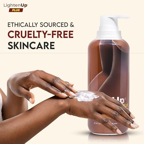 Lighten-Up Skin Brightening Lotion - 13.5 Fl oz (400ml) - Moisturizing Body Lotion with Jamaican Castor Oil & Shea Butter Avelisse
