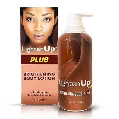 Lighten-Up Skin Brightening Lotion - 13.5 Fl oz (400ml) - Moisturizing Body Lotion with Jamaican Castor Oil & Shea Butter Avelisse