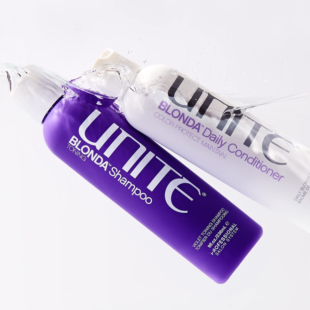 UNITE Hair BLONDA Daily Conditioner – Purple Formula for Blonde, Silver & Highlighted Hair – Hydrating & Protecting, 8 oz Avelisse