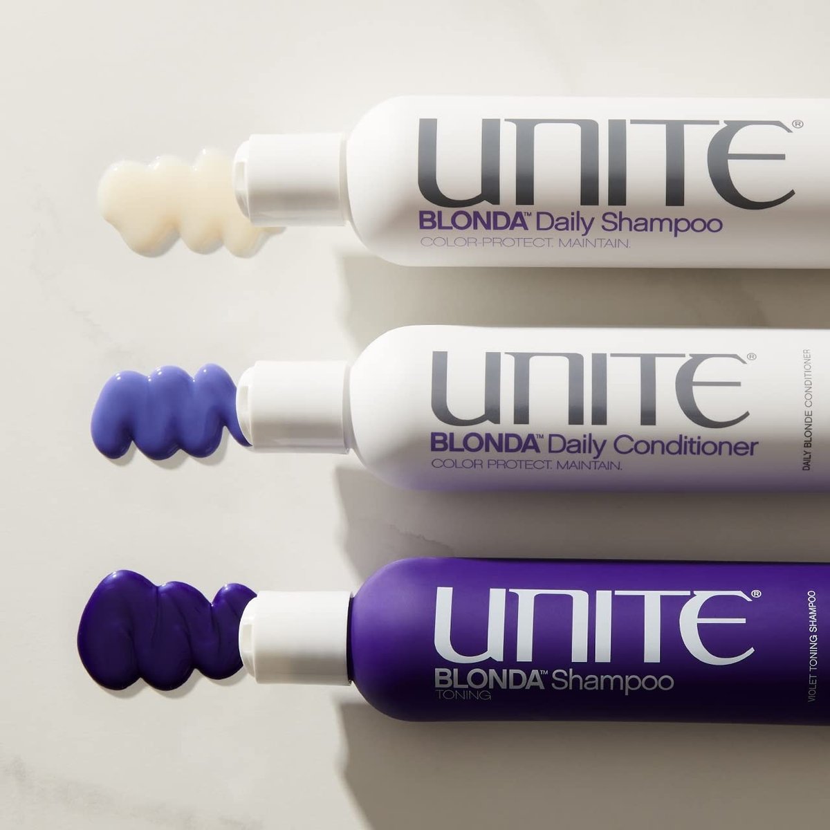 UNITE Hair BLONDA Daily Conditioner – Purple Formula for Blonde, Silver & Highlighted Hair – Hydrating & Protecting, 8 oz Avelisse
