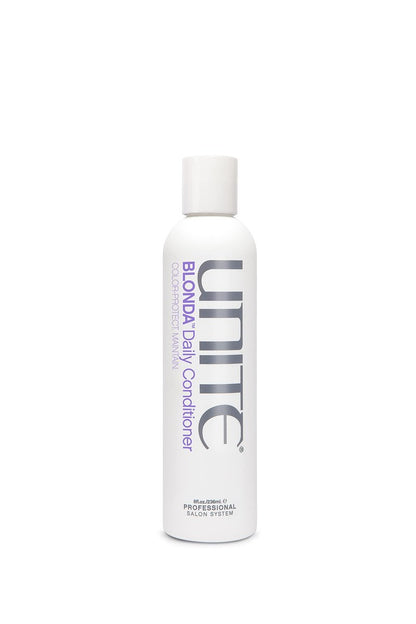 UNITE Hair BLONDA Daily Conditioner – Purple Formula for Blonde, Silver & Highlighted Hair – Hydrating & Protecting, 8 oz Avelisse