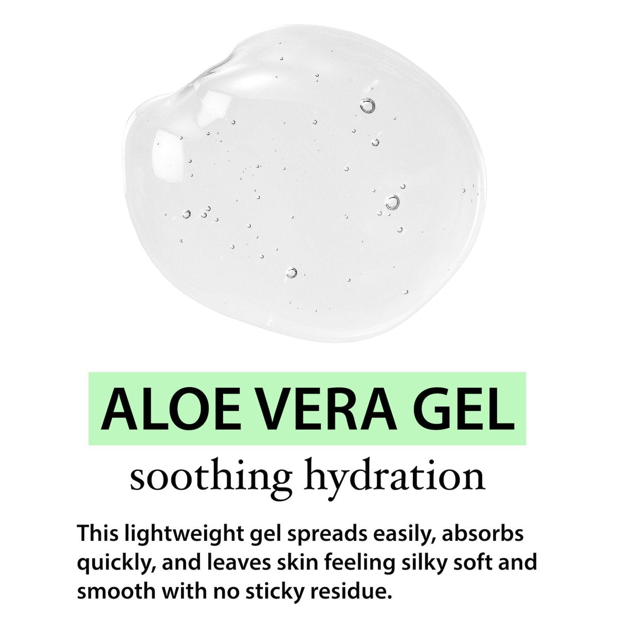Organic Aloe Vera Gel for Skin, Face, Body, After Sun Care - USDA Certified Organic, 12 fl. oz. Avelisse