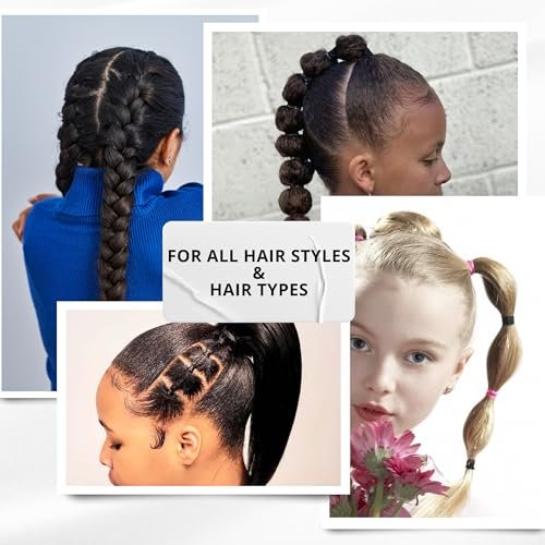 Blax Clear Hair Elastics – Snag-Free Transparent Hair Ties, No-Damage Hair Rubber Bands, 4mm 8 Count (Pack of 2) - görsel 12