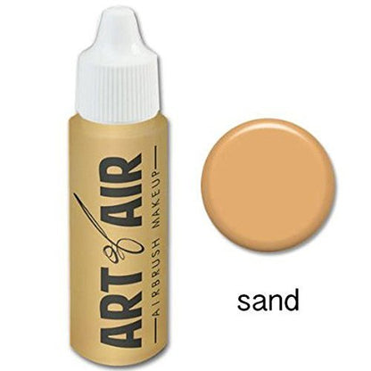 Art of Air FAIR Complexion Professional Airbrush Cosmetic Makeup Set - 4 x 0.5 oz Bottles (Olive)