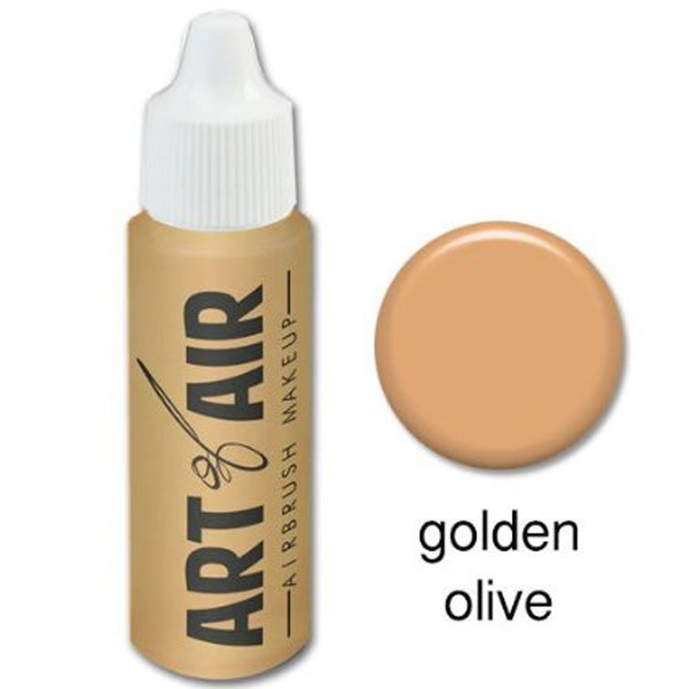 Art of Air FAIR Complexion Professional Airbrush Cosmetic Makeup Set - 4 x 0.5 oz Bottles (Olive) - görsel 9