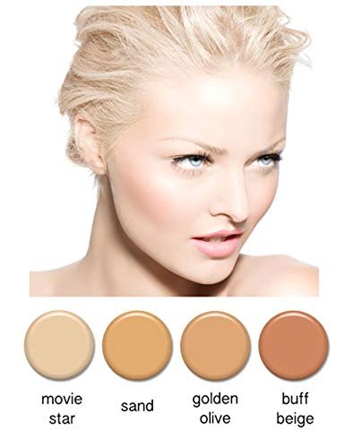 Art of Air FAIR Complexion Professional Airbrush Cosmetic Makeup Set - 4 x 0.5 oz Bottles (Olive) - görsel 4