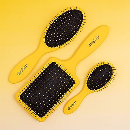 Drybar Lil' Lemon Drop Mini Detangling Brush – Yellow, Travel-Size Hair Brush for Gentle Detangling Avelisse
