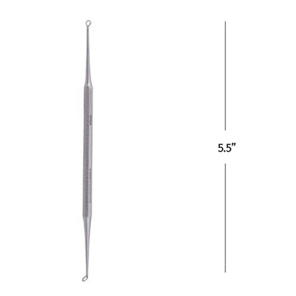Professional Blackhead Remover Tool – Dual Loop Comedone Extractor for Acne & Blemish Removal – German Stainless Steel by The Unique Edge Avelisse