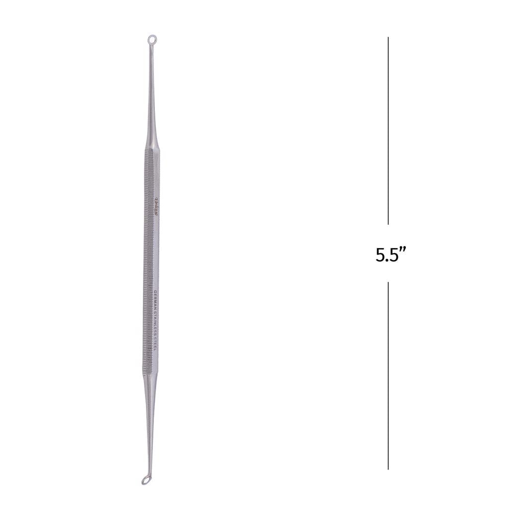 Professional Blackhead Remover Tool – Dual Loop Comedone Extractor for Acne & Blemish Removal – German Stainless Steel by The Unique Edge Avelisse