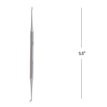 Professional Blackhead Remover Tool – Dual Loop Comedone Extractor for Acne & Blemish Removal – German Stainless Steel by The Unique Edge Avelisse