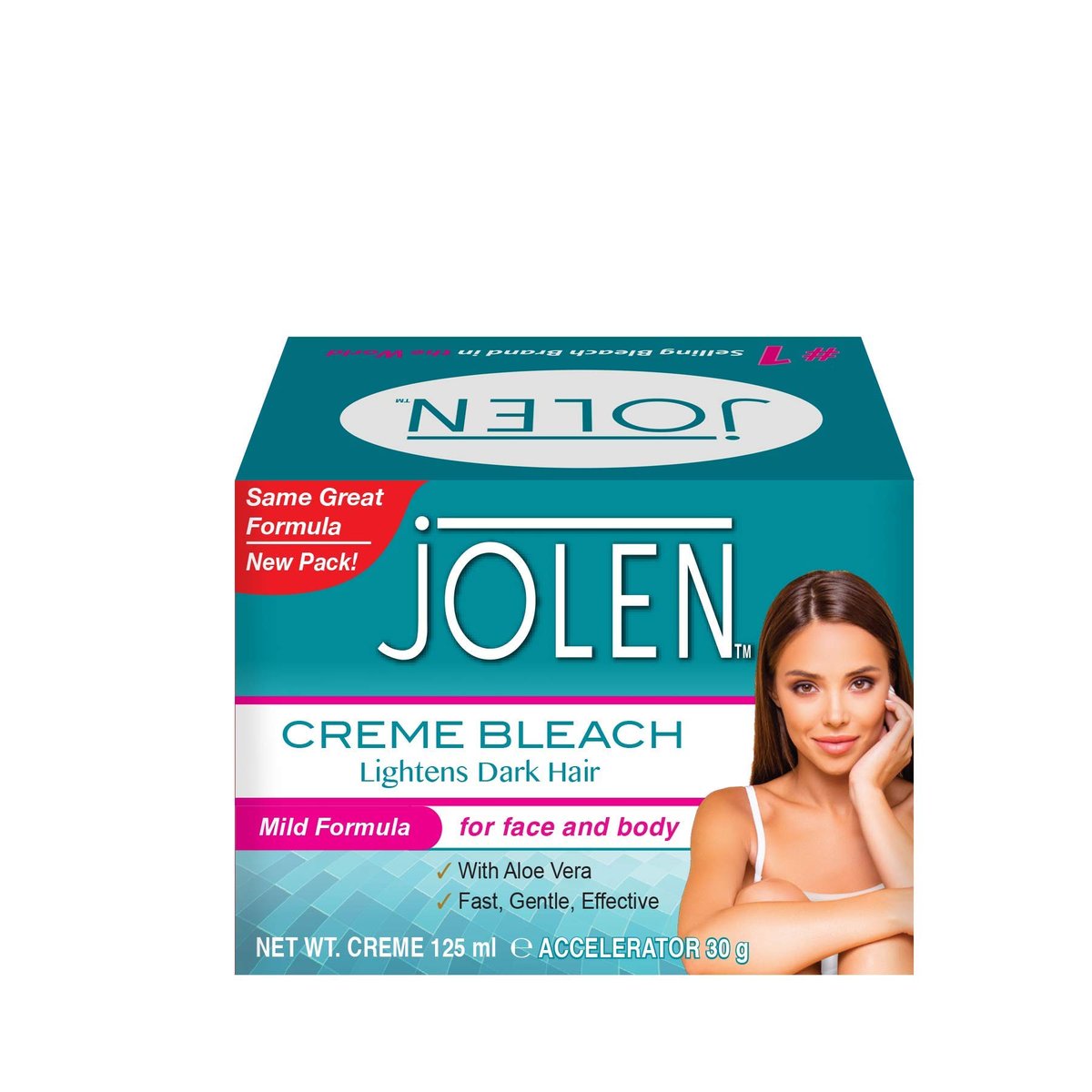 Jolen Mild 125 ml Facial Bleach – Gentle Hair Removal for Face Avelisse