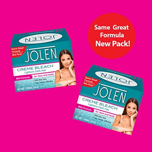 Jolen Mild 125 ml Facial Bleach – Gentle Hair Removal for Face Avelisse