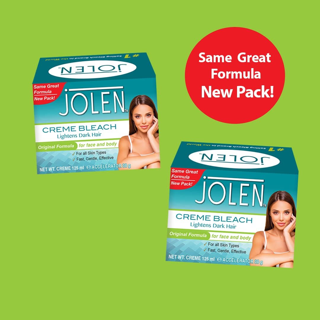 Jolen Creme Bleach Original Formula - Gentle Facial Hair Bleach, 4.23 Fl Oz - görsel 12