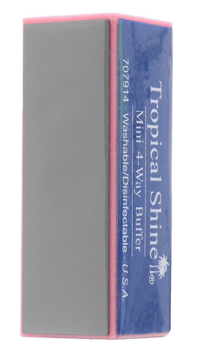 Tropical Shine Mini 4 Way Nail Buffer Block – 2 Pack for Shaping, Smoothing, and Polishing Natural & Acrylic Nails - görsel 5