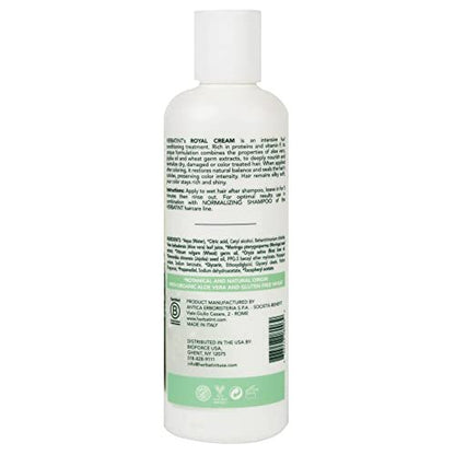 Herbatint Royal Conditioner with Aloe Vera & Jojoba Oil – Deep Moisturizing Formula for Color-Treated Hair – Restores Softness, Shine & Strength – Paraben & Sulfate Free – 6.8 fl oz Avelisse