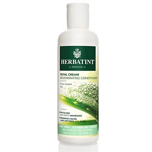 Herbatint Royal Conditioner with Aloe Vera & Jojoba Oil – Deep Moisturizing Formula for Color-Treated Hair – Restores Softness, Shine & Strength – Paraben & Sulfate Free – 6.8 fl oz Avelisse
