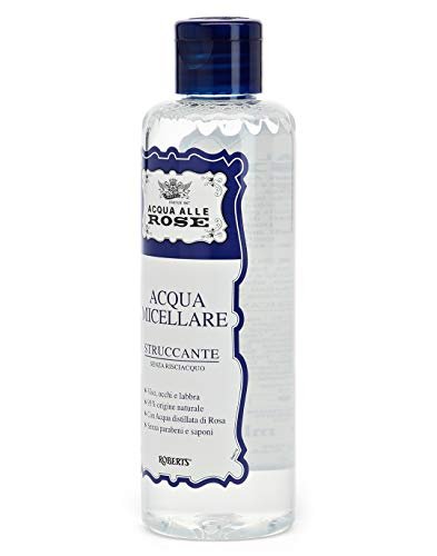 Acqua alle Rose Micellar Water - 6.76 fl oz (200ml) Gentle Cleansing & Makeup Remover, Italian Import