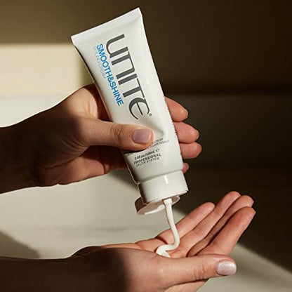 UNITE Hair SMOOTH&SHINE Cream – Anti-Frizz Styling Cream with UV & Thermal Protection (3.5 oz) Avelisse