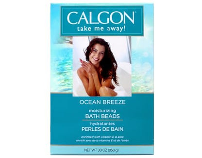 Calgon Ultra Moisturizing Bath Beads, Ocean Breeze, 30 oz (Pack of 3) – 60 oz Total Avelisse